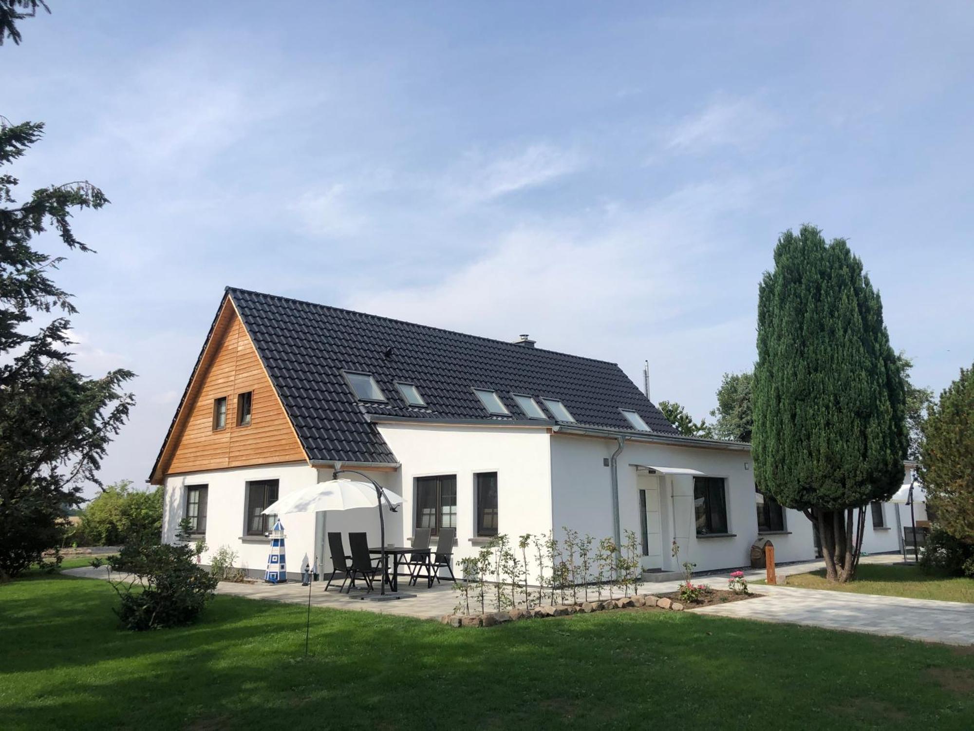 Grosse 4 Sterne Ferienwohnung Beim Boddenstrand Sundhagen-Niederhof Exterior foto